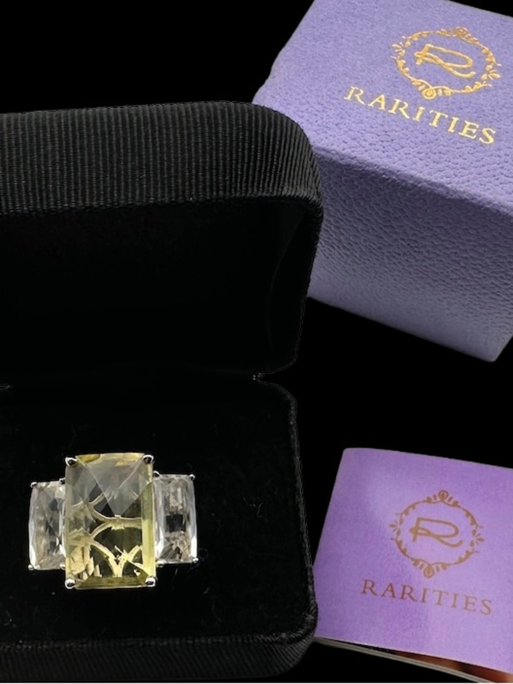 Rarities Carol Brodie Quartz Statement Ring